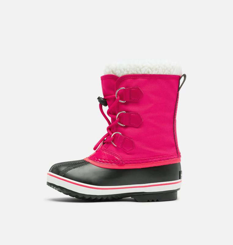 Sorel Childrens Yoot Pac™ Nylon - Kids Snow Boots Pink/Black - 724965FBJ